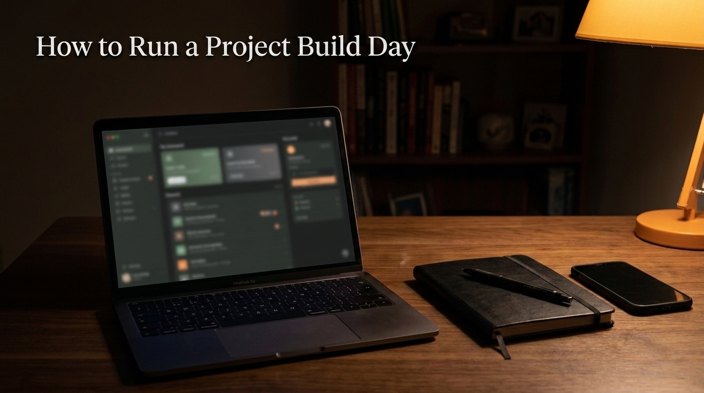 How to Run a Project Build Day